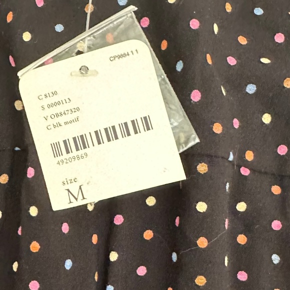 FREE PEOPLE PIPPA POLKA DOT MINI DRESS. NWT. MEDIUM - Picture 10 of 10